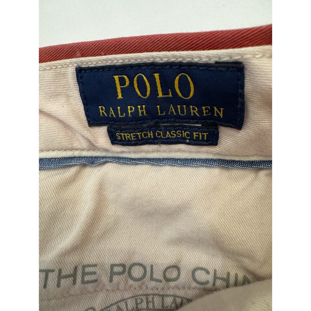 Polo Ralph Lauren Classic Fit Chino Stretch Straight Fit 32x32 Preppy Old Money - Picture 6 of 11